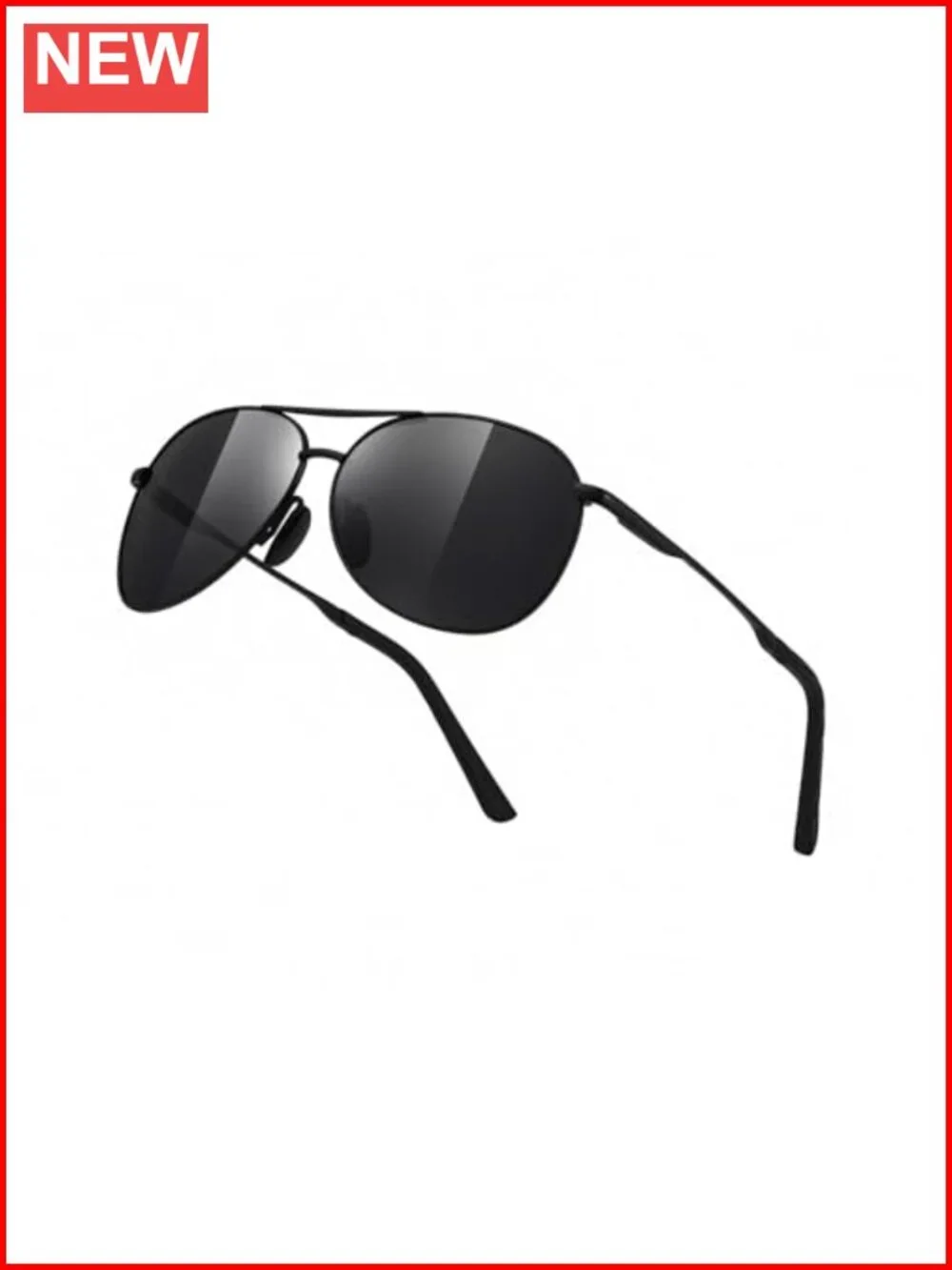 Polarized UV400 Aviator Sunglasses with Metal Frame for Driving Sports